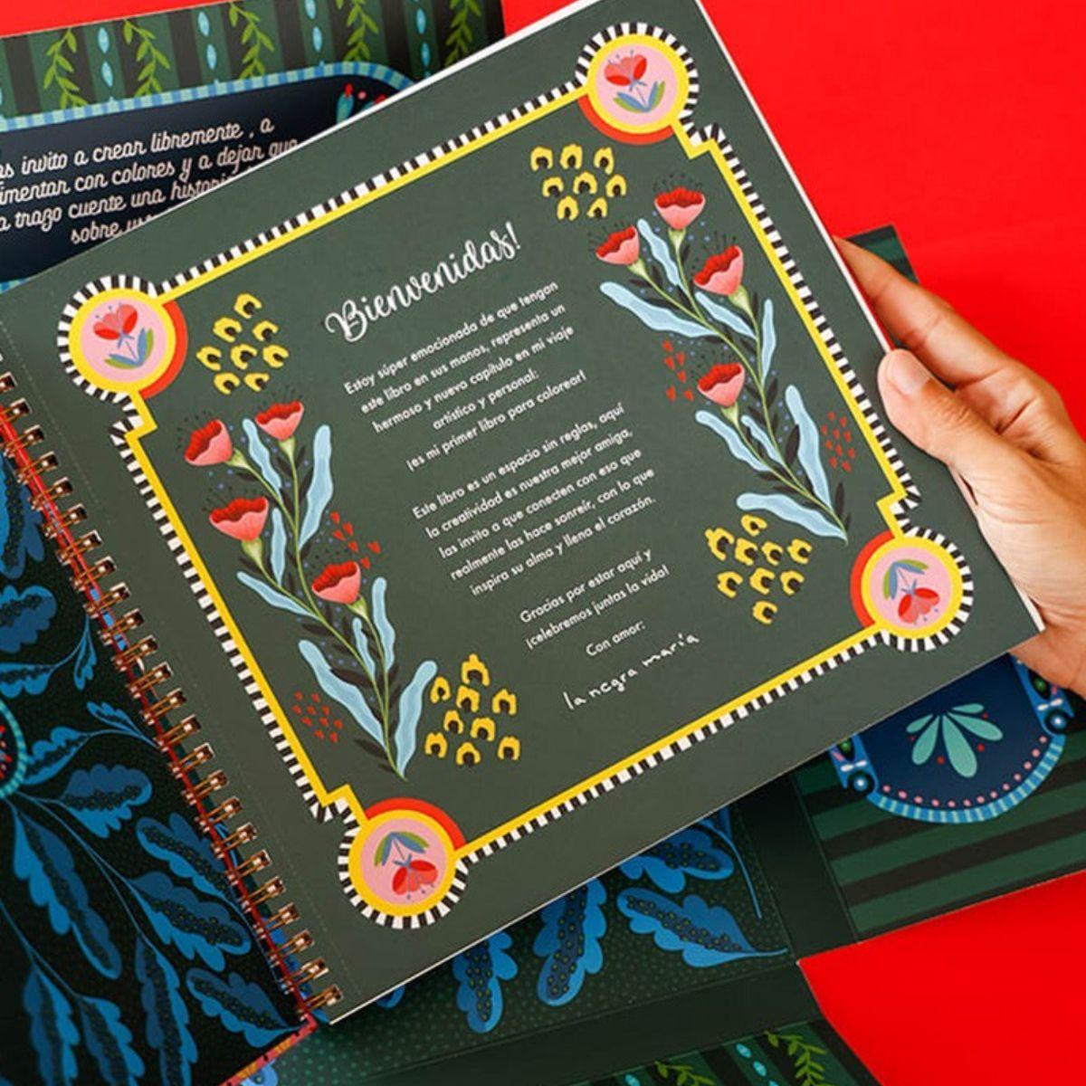 Libro para colorear Celebra la Vida De La Negra María-5