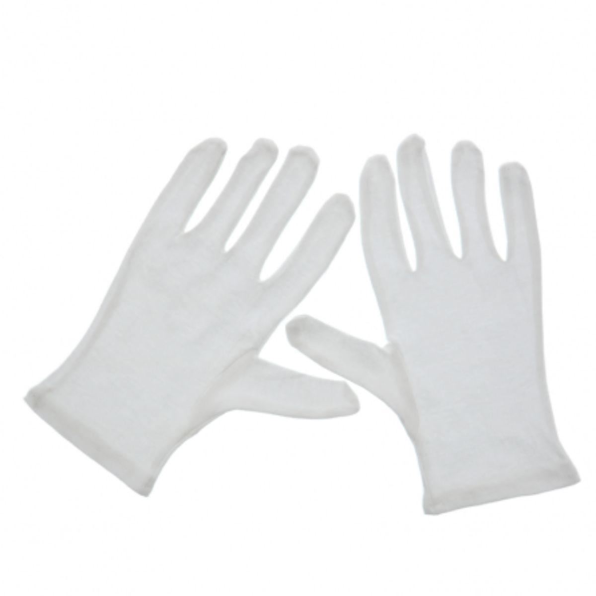 Guantes 100% Algodón Blancos Mediano Art Alternatives Pack 4-2