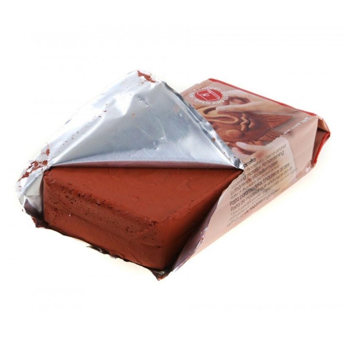 Pasta Para Modelar Masa Das Secado En Frío Terracota 1 kg-2