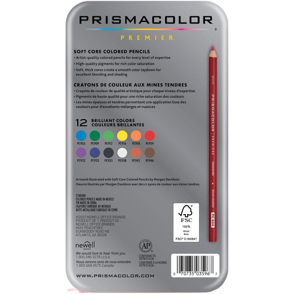 Lápices De Colores Prismacolor Set 12-3