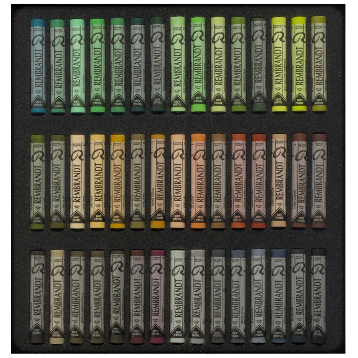 Pastel Seco Rembrandt Set 90 Colores Paisaje-3