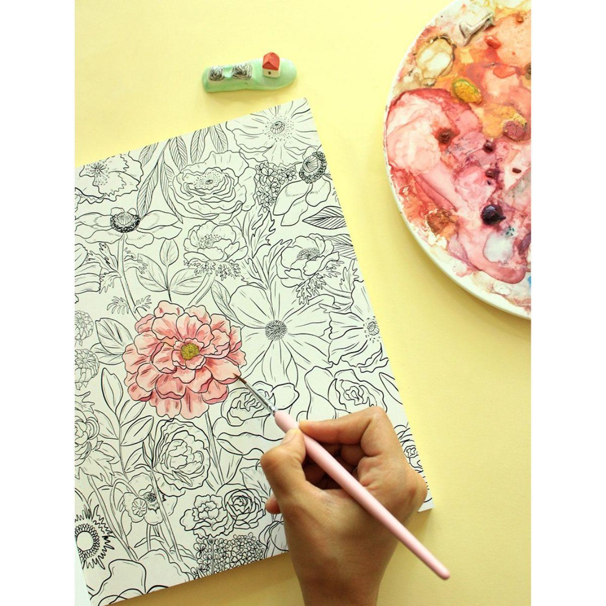 Libro para Colorear Florapia María José Gutiérrez-2