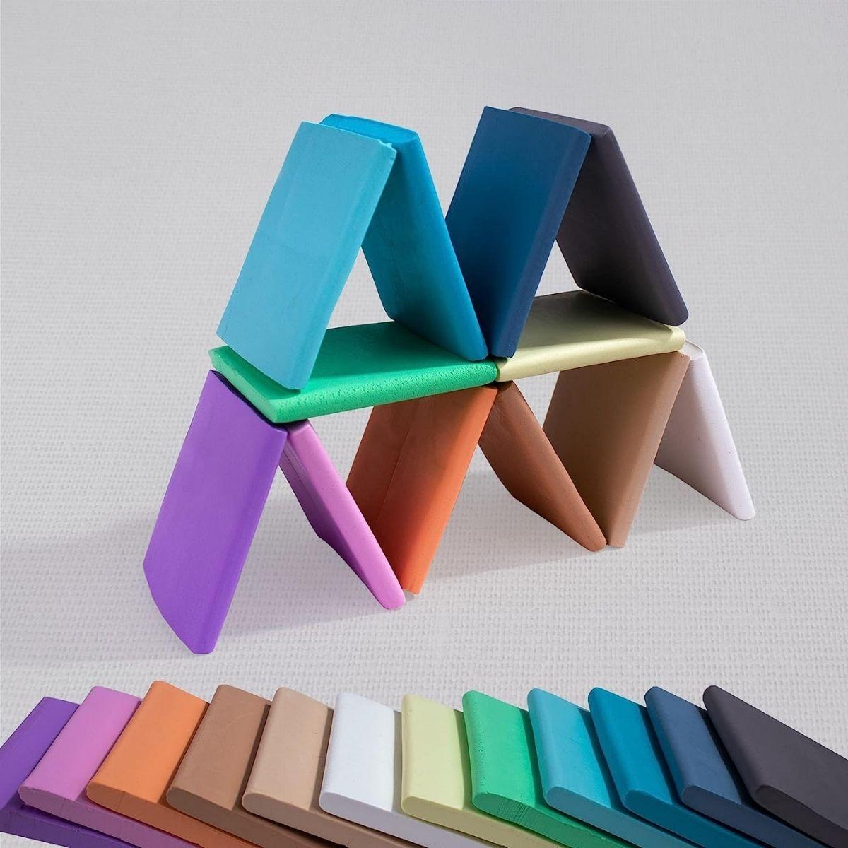Arcilla Das Smart Set 12 Colores Pastel-2