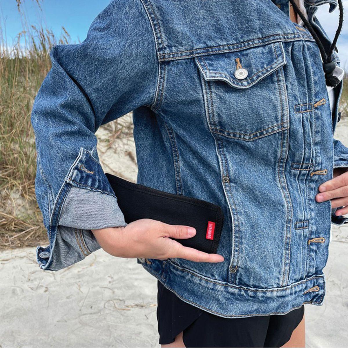 Estuche de Tela Negro Derwent para 12 Lápices-5