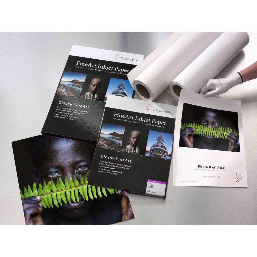 Rollo Digital Hahnemuhle Photo Rag Pearl 320gr 24pulg X 12m-1