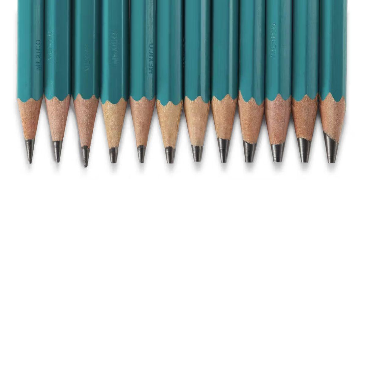 Lápices Grafito Prismacolor Turquoise 12 Dureza Blanda-4