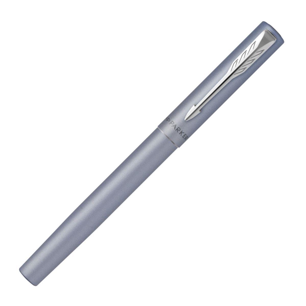 Boligrafo Roller Parker Vector XL Azul Plateado-2