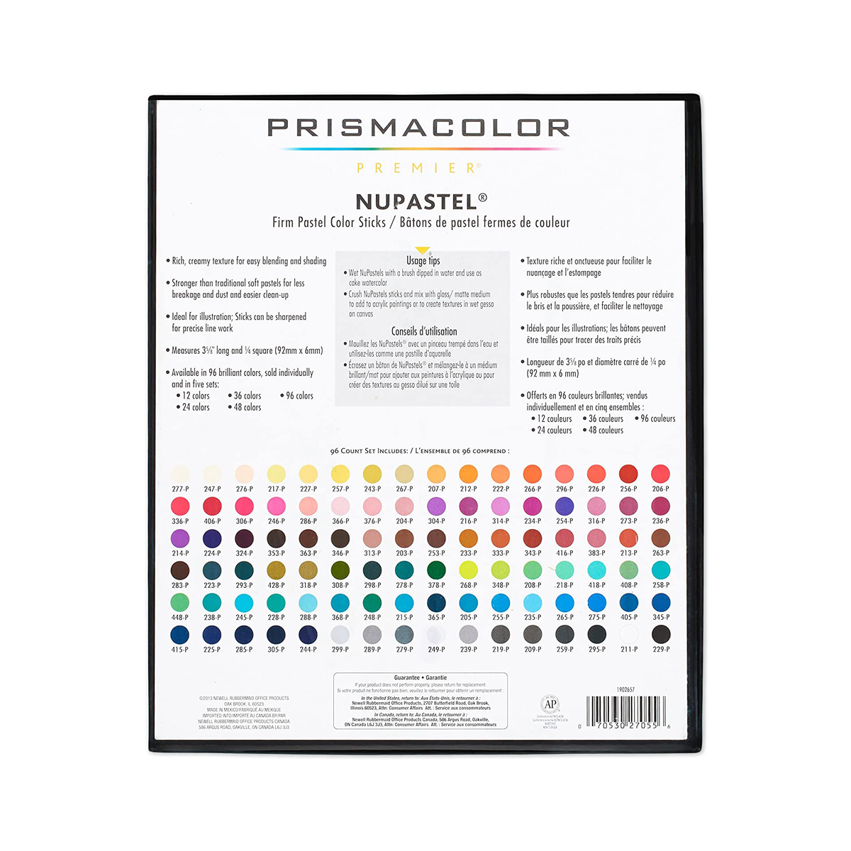 Barras Pastel Seco Nupastel Prismacolor Premier Set 96-2