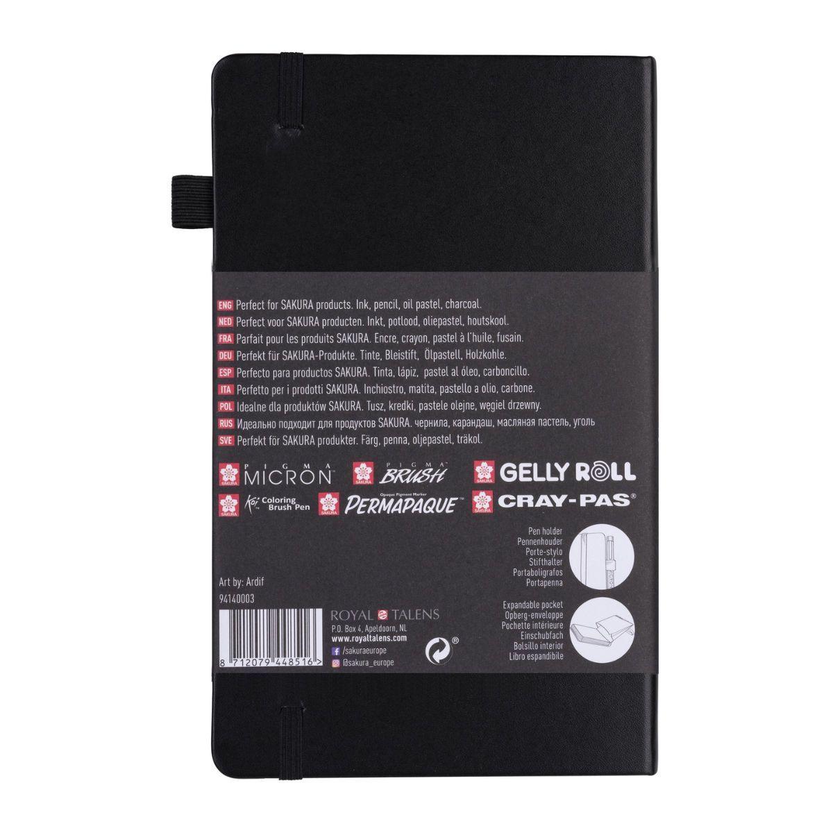 Libreta Sakura 21x13cm 140gr 80 Hojas Blanco Crema-1