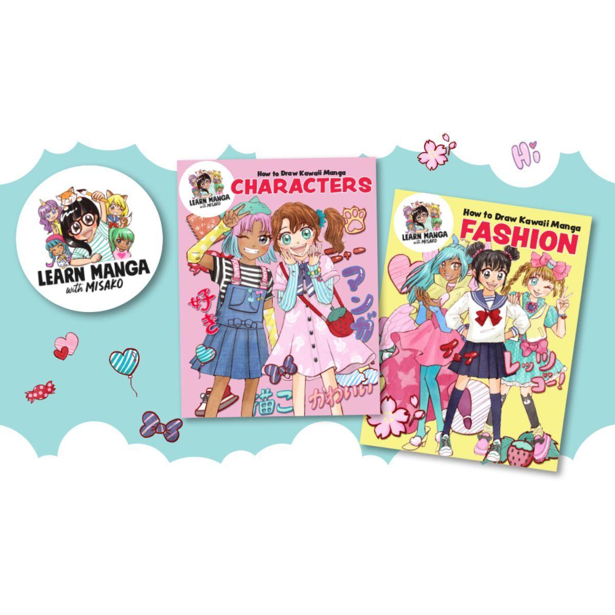 Libro Cómo Dibujar Manga Kawaii Personajes Misako Takashima-1