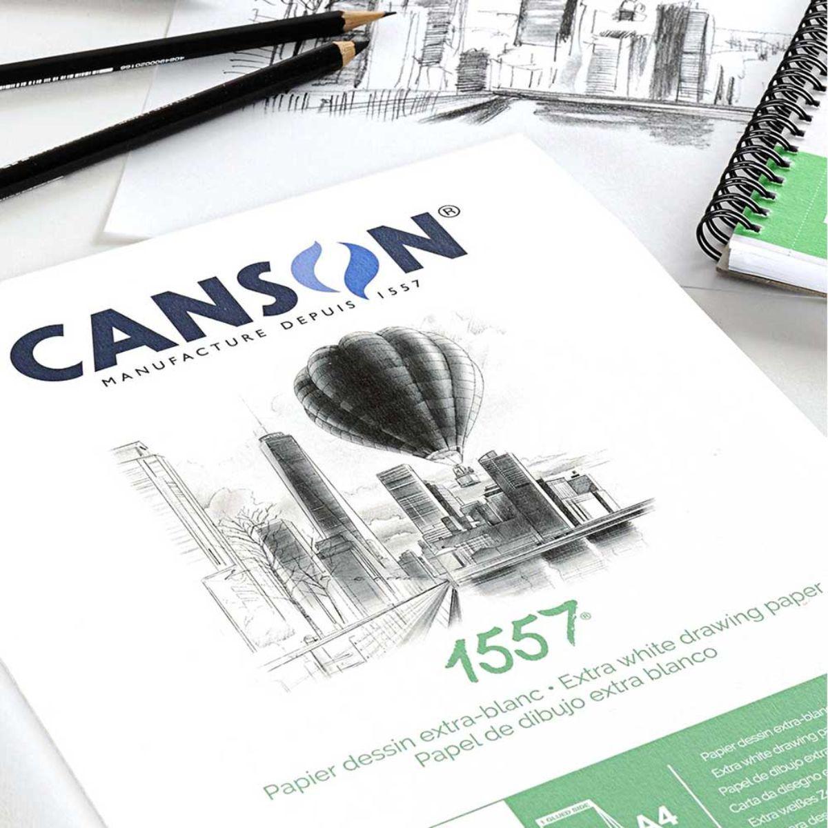 Block Dibujo Canson Croquis 1557 180gr 30 hojas 42x59cm-2