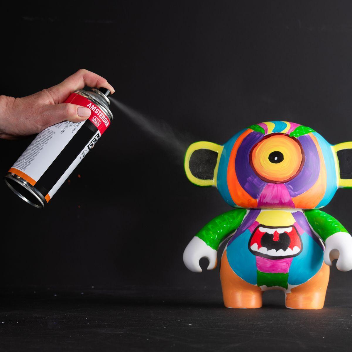 Barniz Opaco/Mate para Acrílico y Óleo Spray Talens 400ml-2
