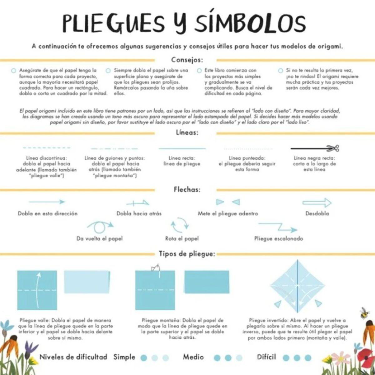 Libro Origami de Flores De Clover Robin-2
