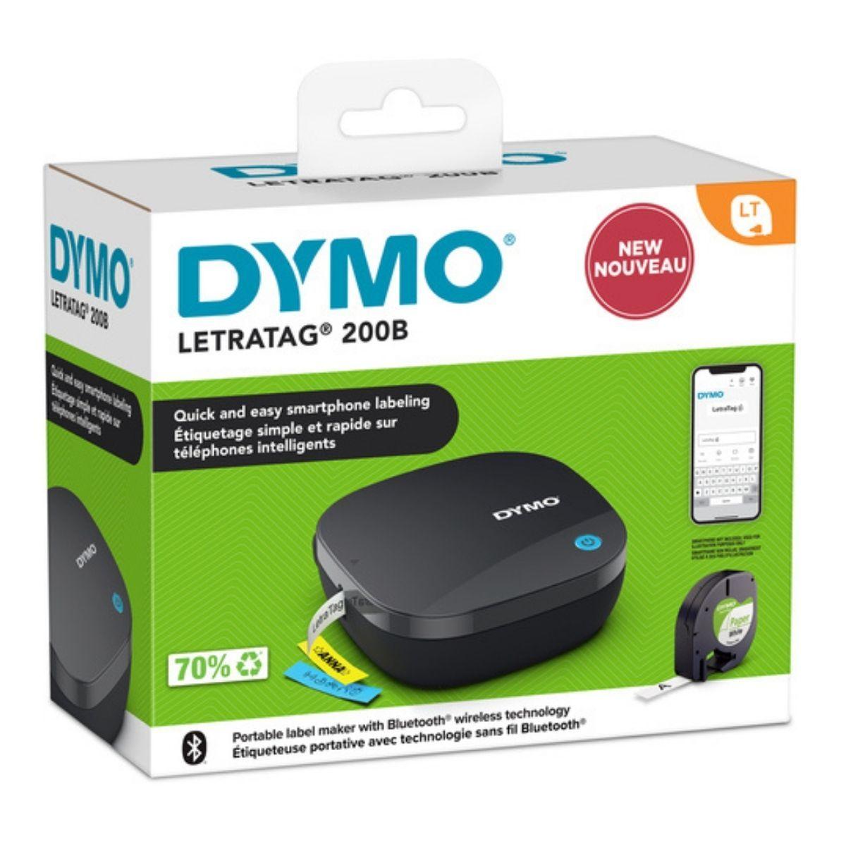 Impresora de Etiquetas Dymo LetraTag LT 200B Bluetooth-4
