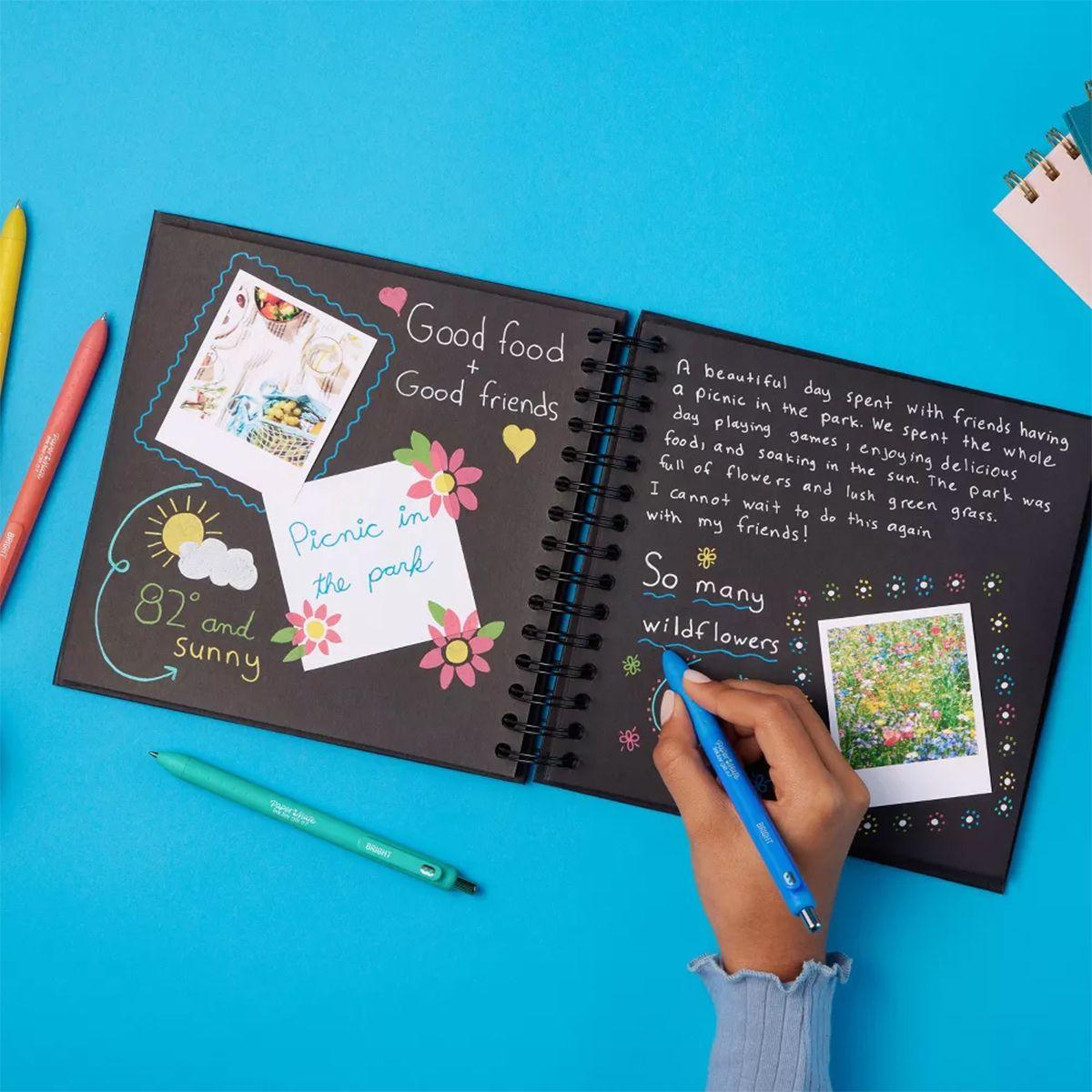 Set 3 Bolígrafos Gel Inkjoy Paper Mate Retráctil Punta 07mm-6