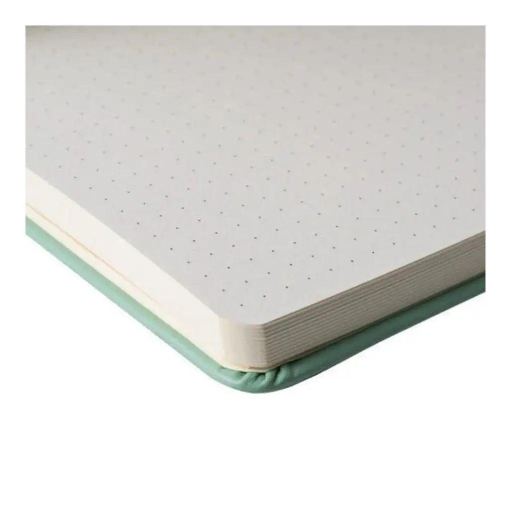 Libreta Sakura Puntos 140gr 80h Amarillo Ocre 21x13cm-2