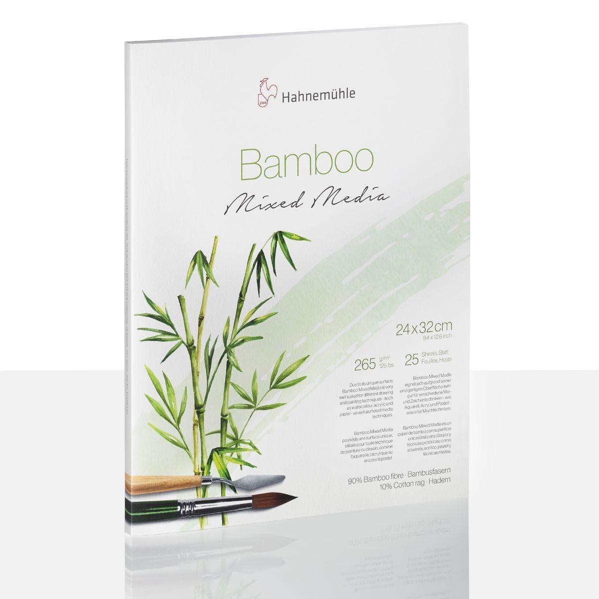 Block Técnica Mixta Hahnemuhle Bamboo 265gr 30x40cm 25Hojas-2