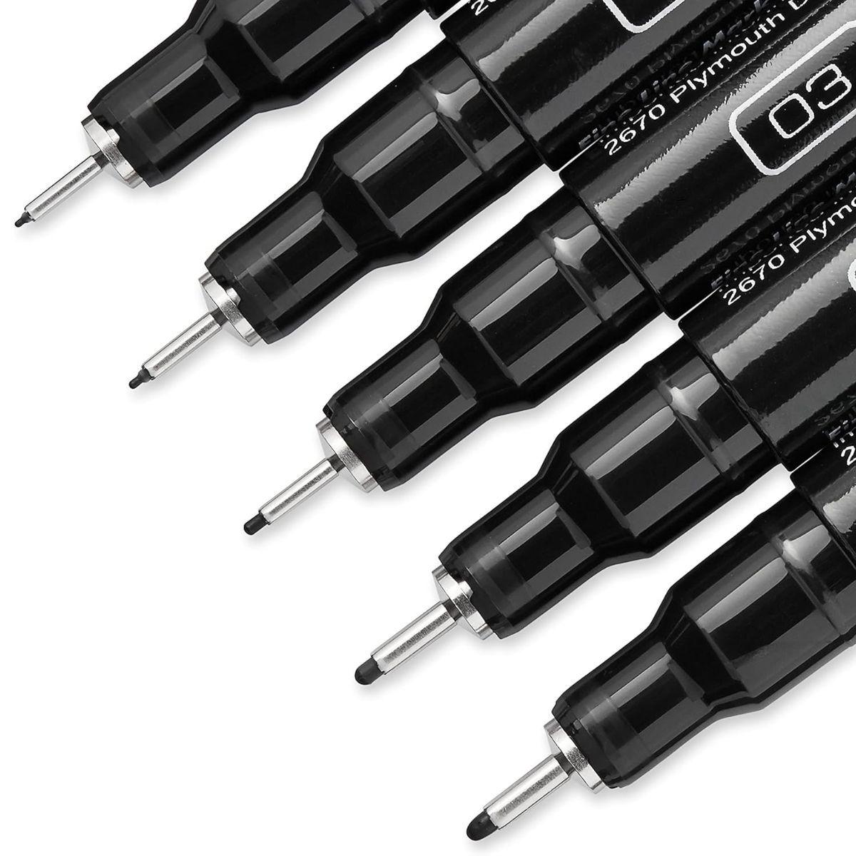 Tiralíneas Prismacolor Premier Set 5 Negros-2