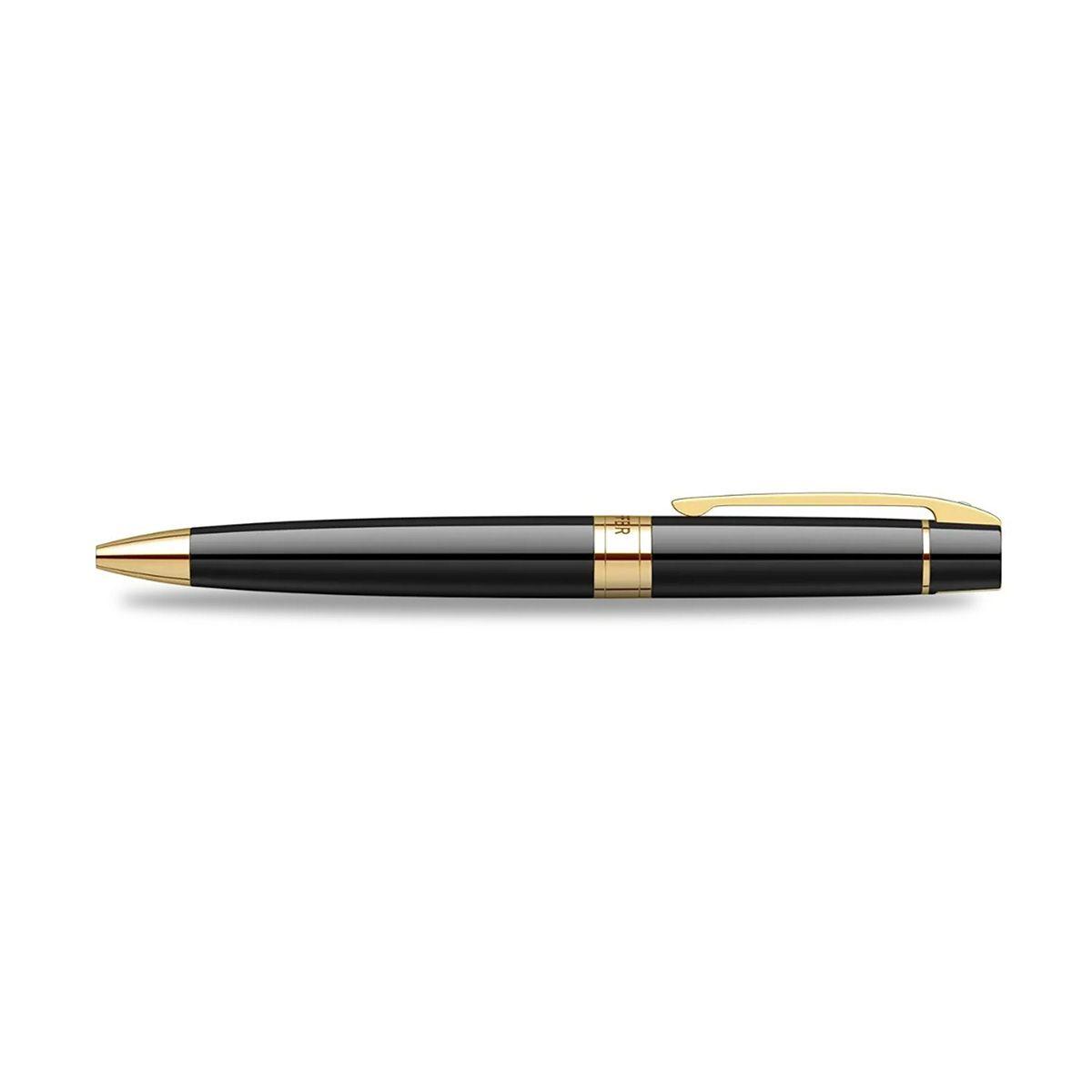 Bolígrafo Sheaffer Serie 300 Punta M T/Negra Negro/Plateado-2