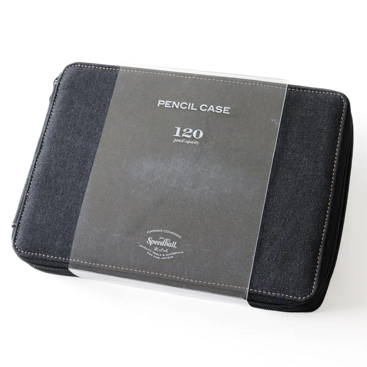 Estuche de Tela Para 120 Lápices Speedball Negro-7