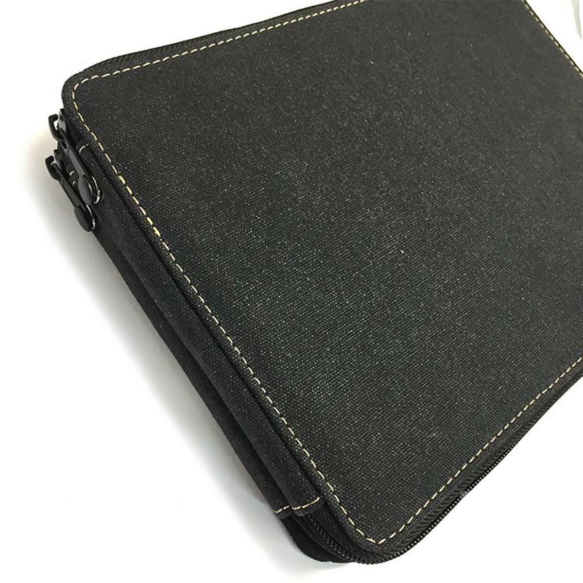 Estuche de Tela Para 120 Lápices Speedball Negro-8