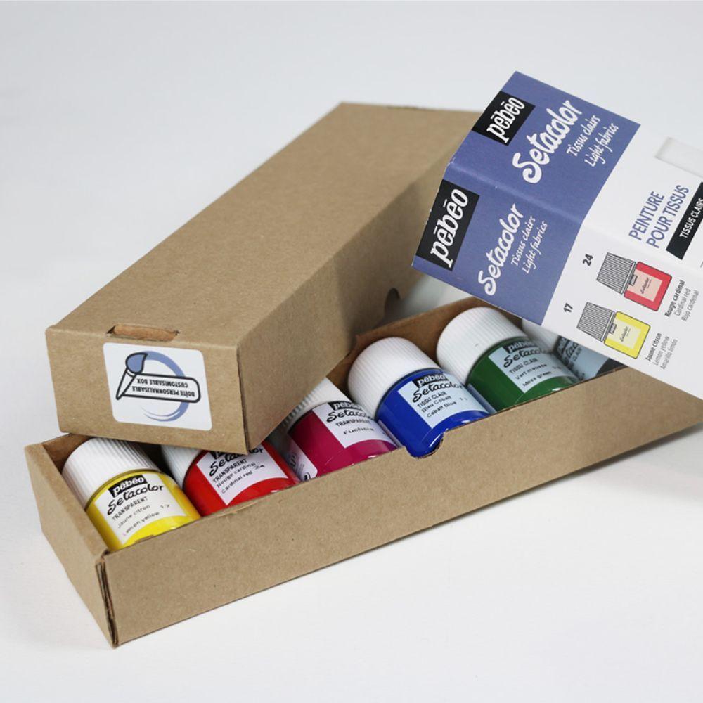Pintura para Telas Claras Pebeo Setacolor Set 6 x 20ml-4