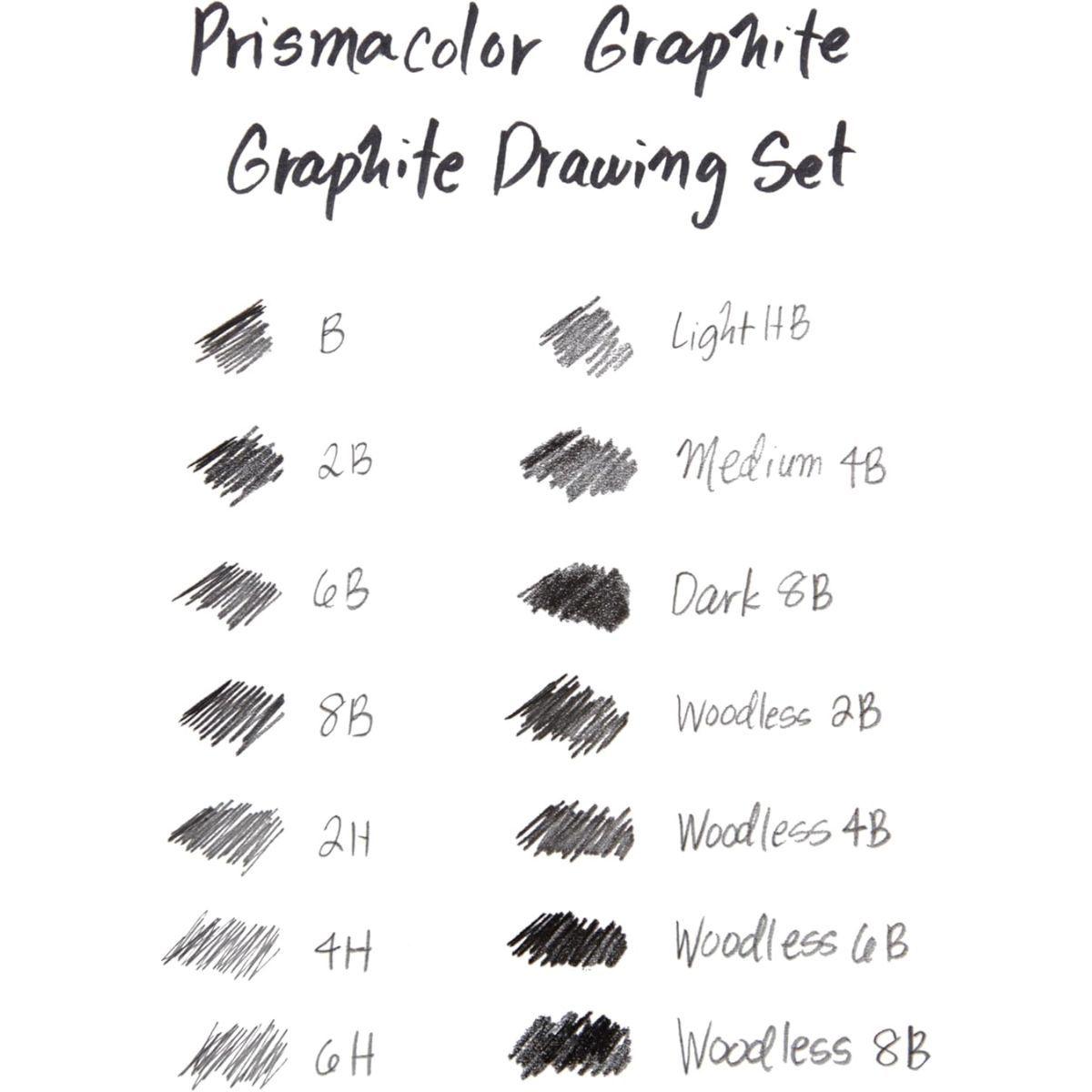 Lápices Grafitos Prismacolor Premier Set 18-4