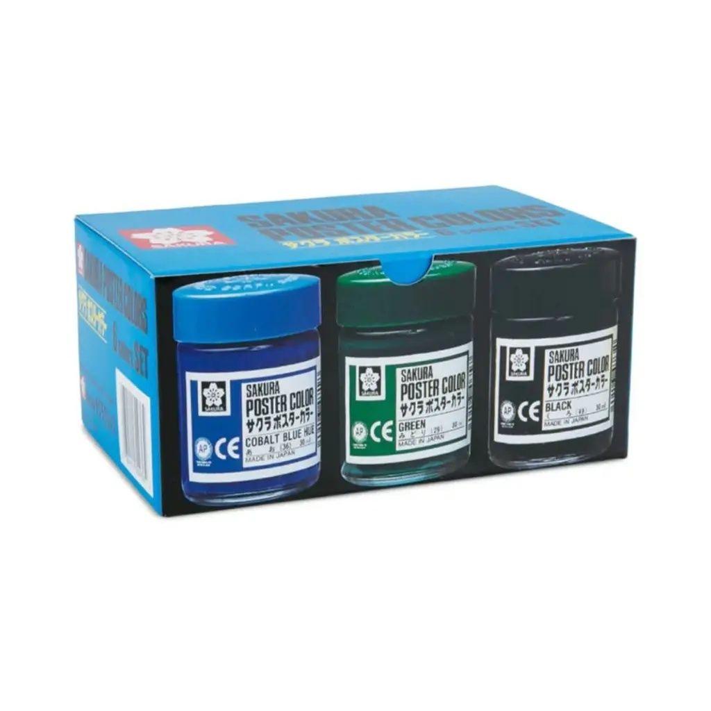 Te?mpera Sakura Poster Color 30ml Set 6 Colores-4