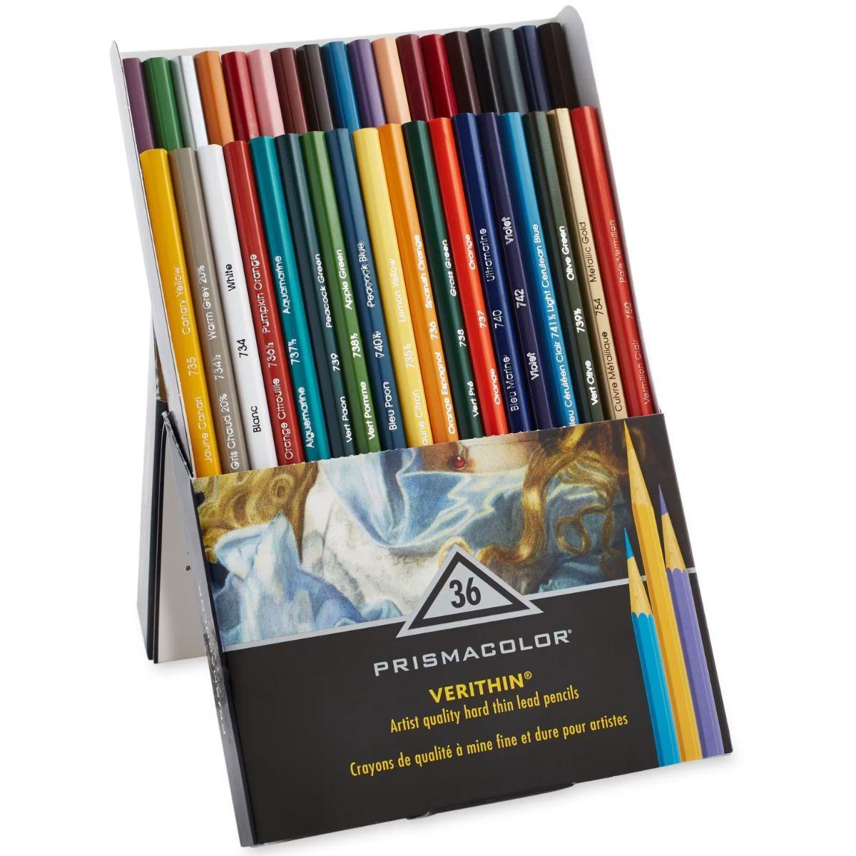 Set 36 Lápices de Colores Prismacolor Verithin-1