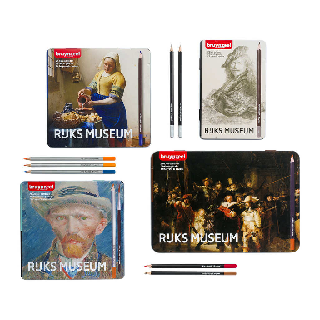Lápices de Colores Bruynzeel Rijks Museum Set 24 Colores-0