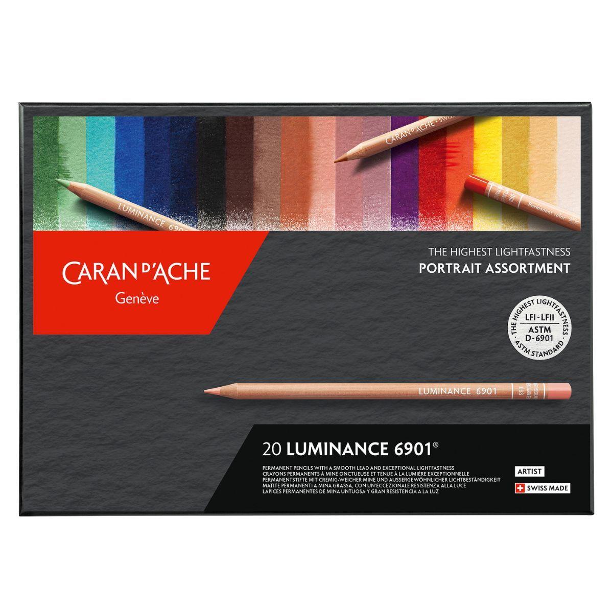 Lápices Luminance Caran d Ache Set 20 Colores-2