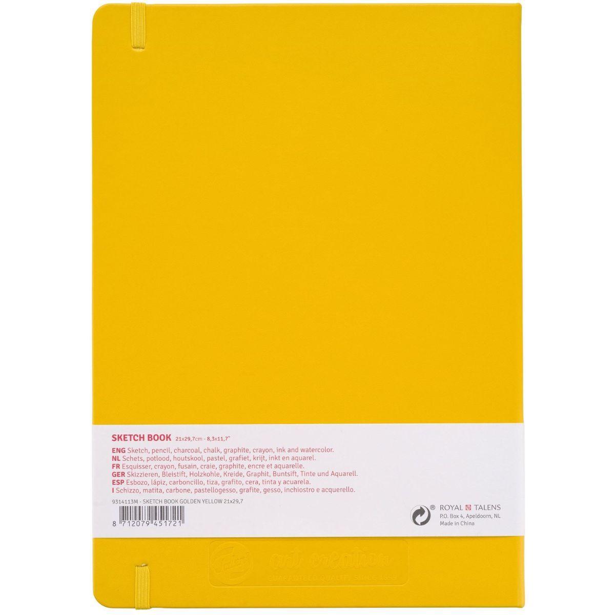 Libreta Art Creation Golden Yellow 21x30cm-2