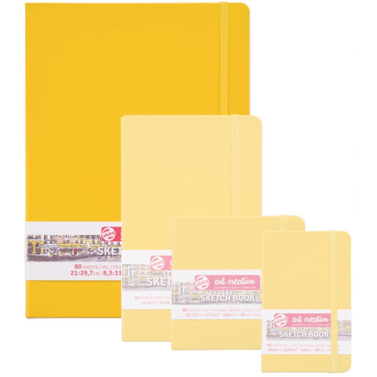 Libreta Art Creation Golden Yellow 21x30cm-4
