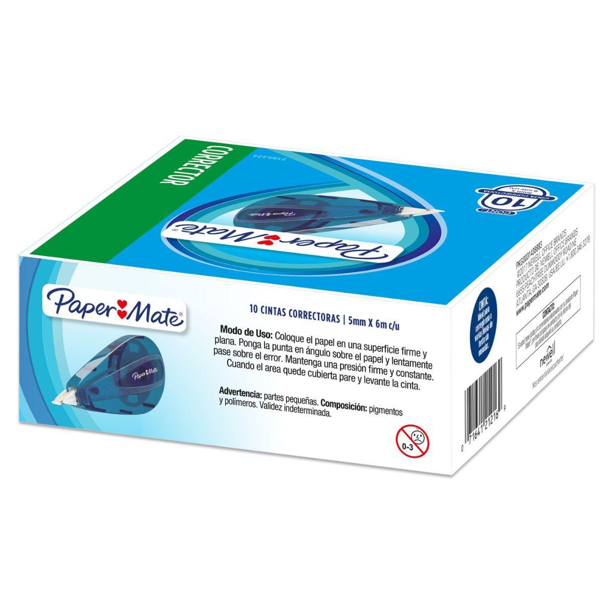Pack Cinta Correctora Paper Mate 10 Unidades-2