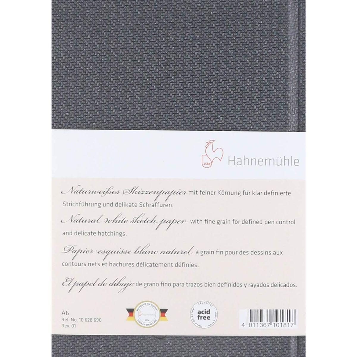 Libreta Dibujo Hahnemuhle 190gr 40h A6 Vertical 11x15cm-1
