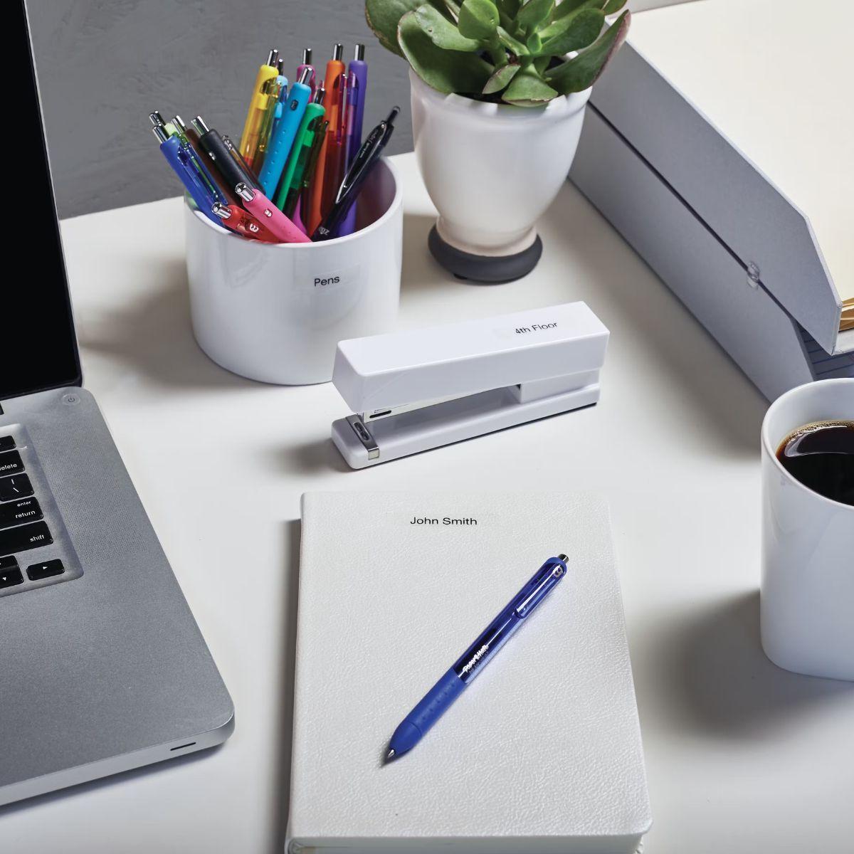 Cinta D1 Dymo 12mmx7m Negro/Transparente-5