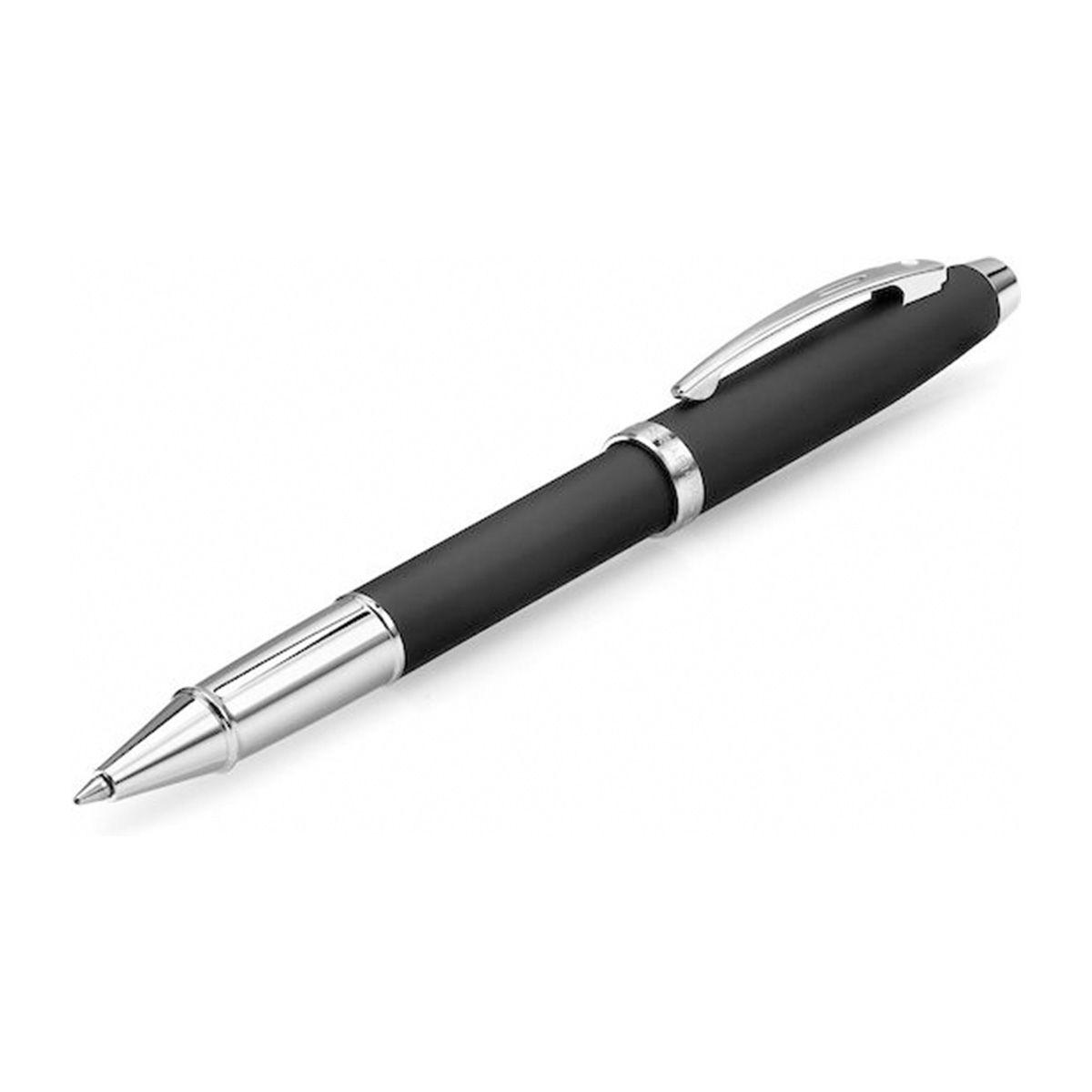Roller Sheaffer Serie 100 Punta M Tinta Negra Negro/Plateado-2