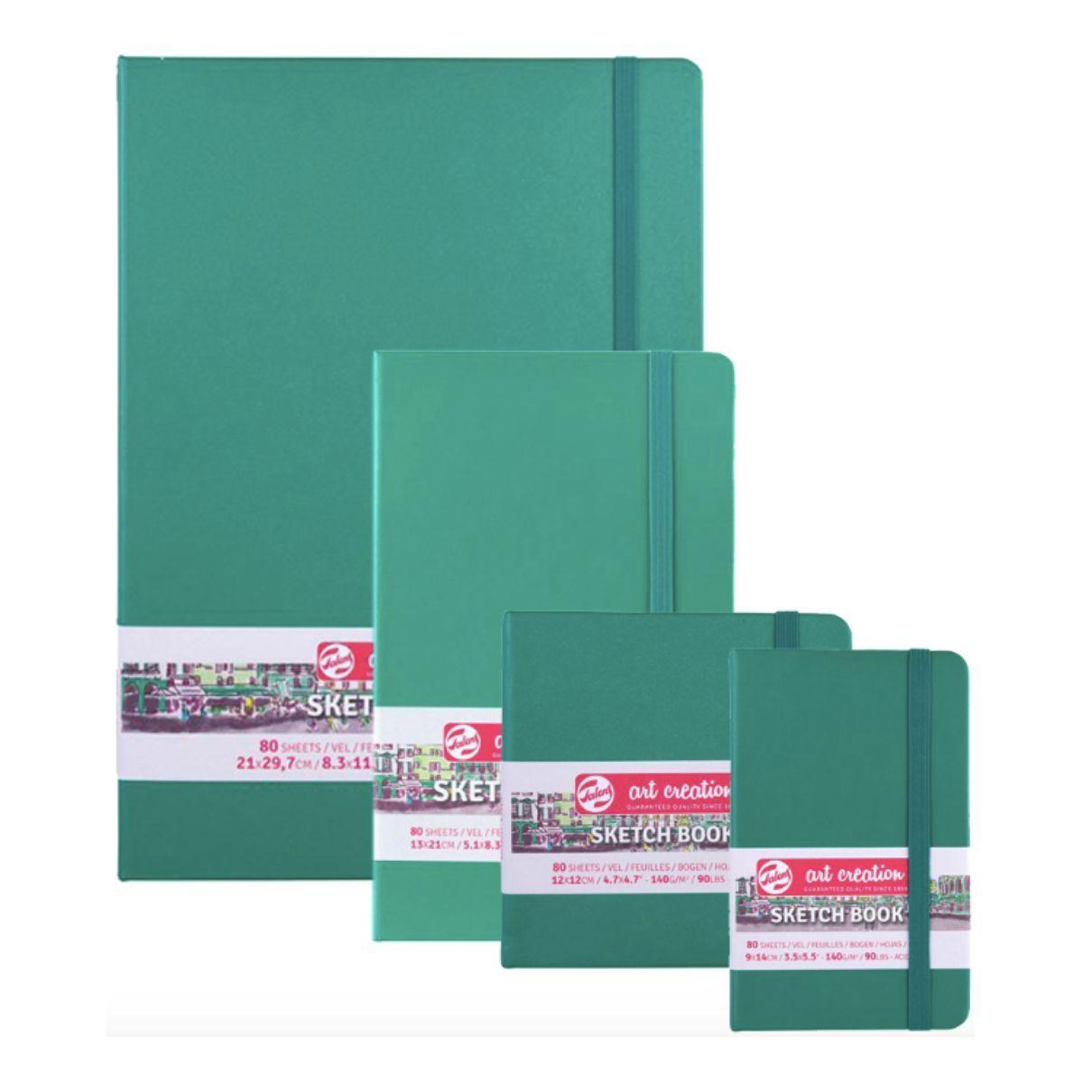 Libreta Art Creation Verde Bosque 21x30cm 140gr 80hjas.-2