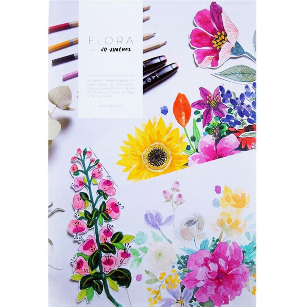 Libro para Colorear Flora Jo Jiménez-0