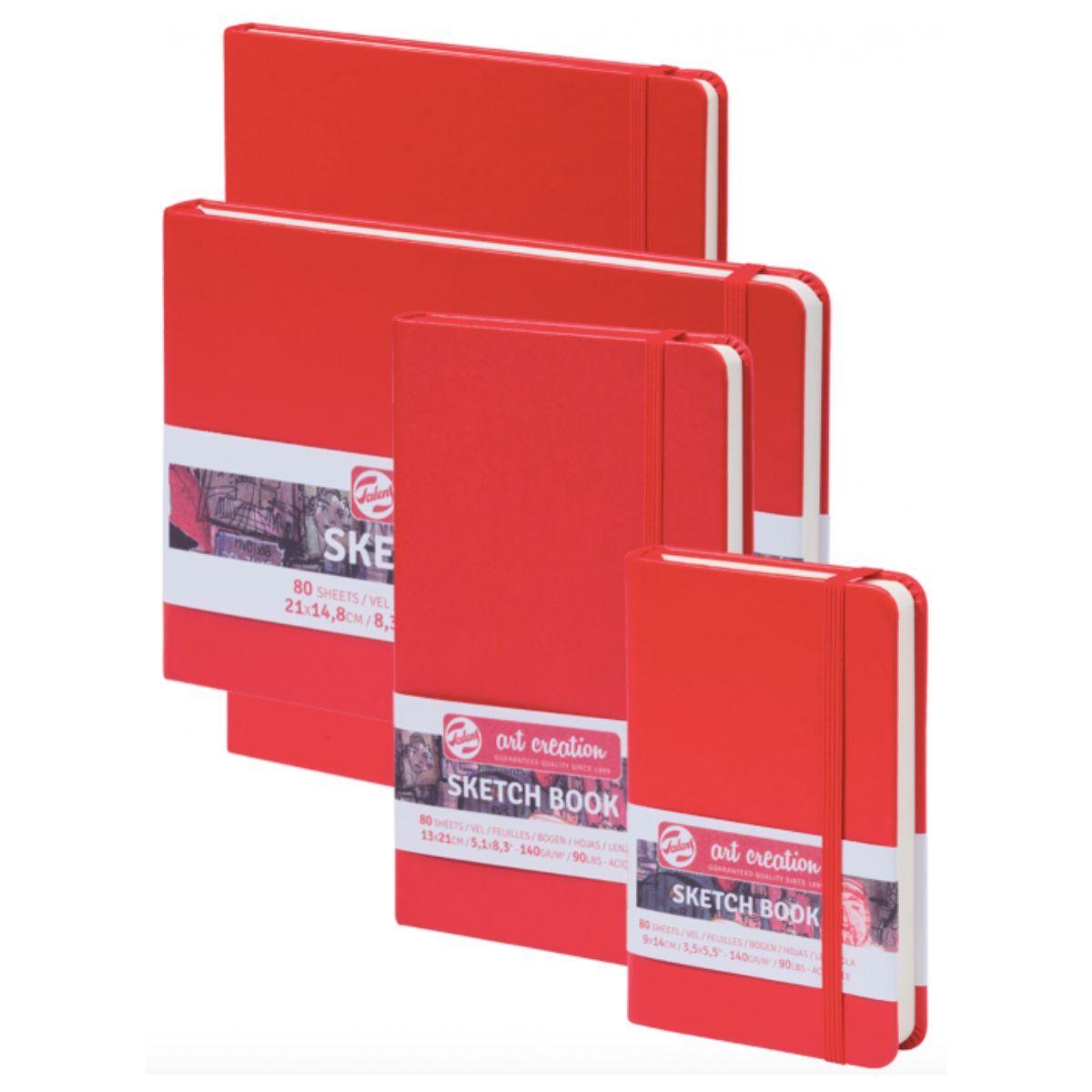 Libreta Art Creation Roja 13x21cm 140gr 80hjas.-2