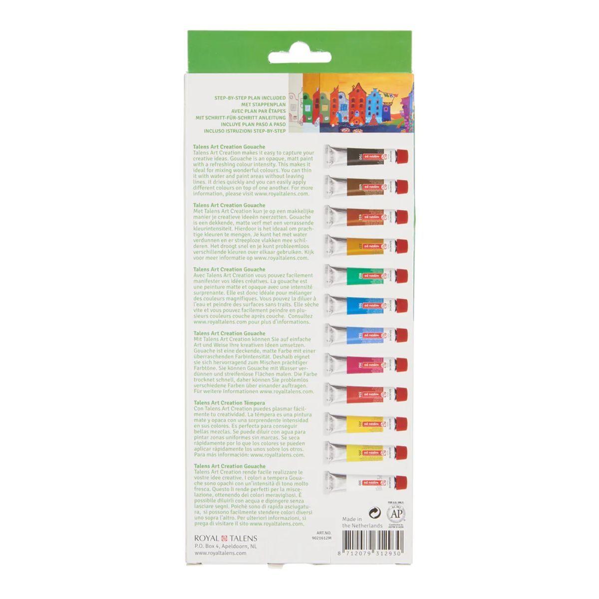 Gouache Art Creation Set 12 Colores 12ml-4