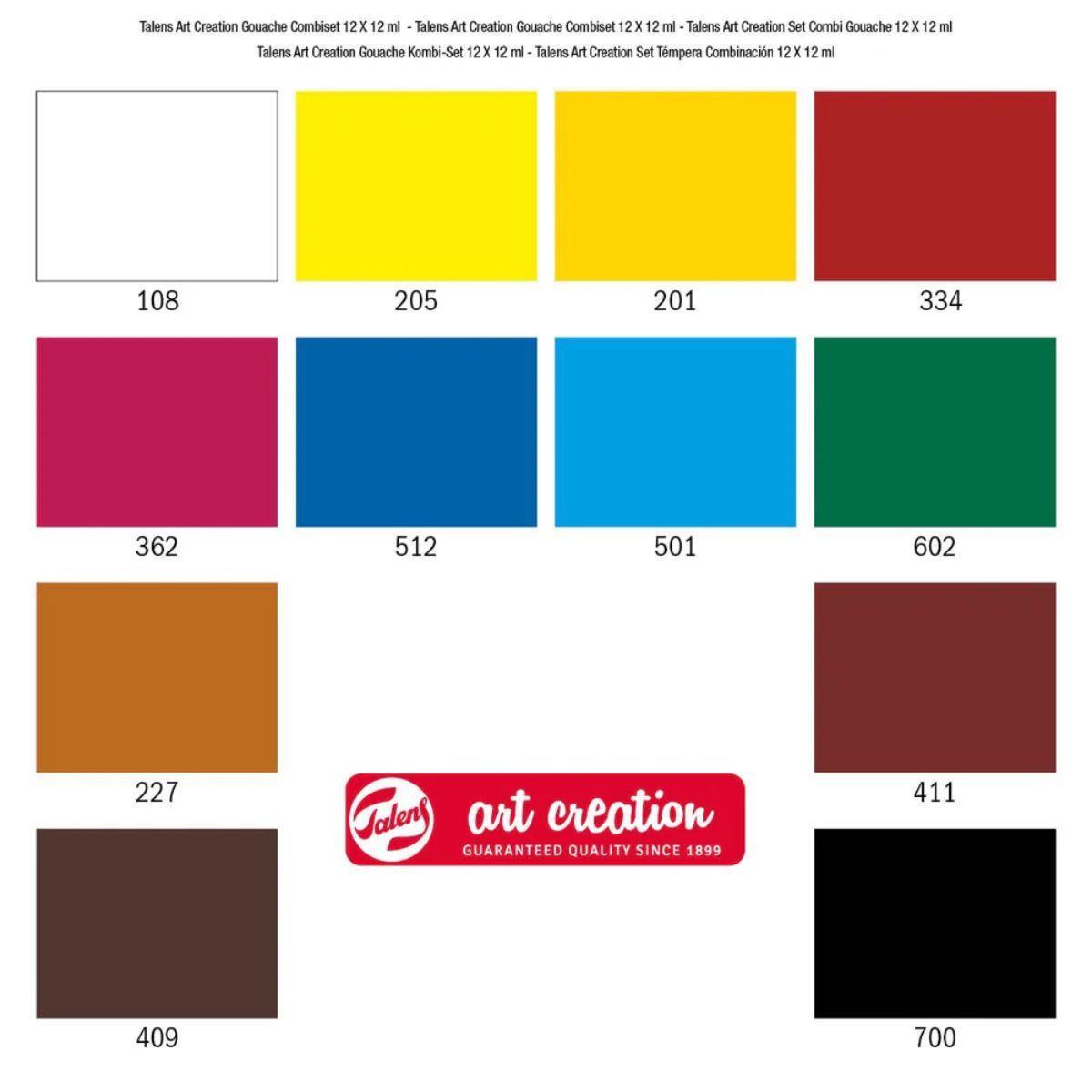 Gouache Art Creation Set 12 Colores 12ml-5
