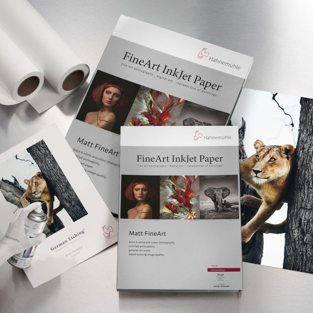 Papel Digital Hahnemuhle German Etching 310gr A3+ 25 Hojas-3