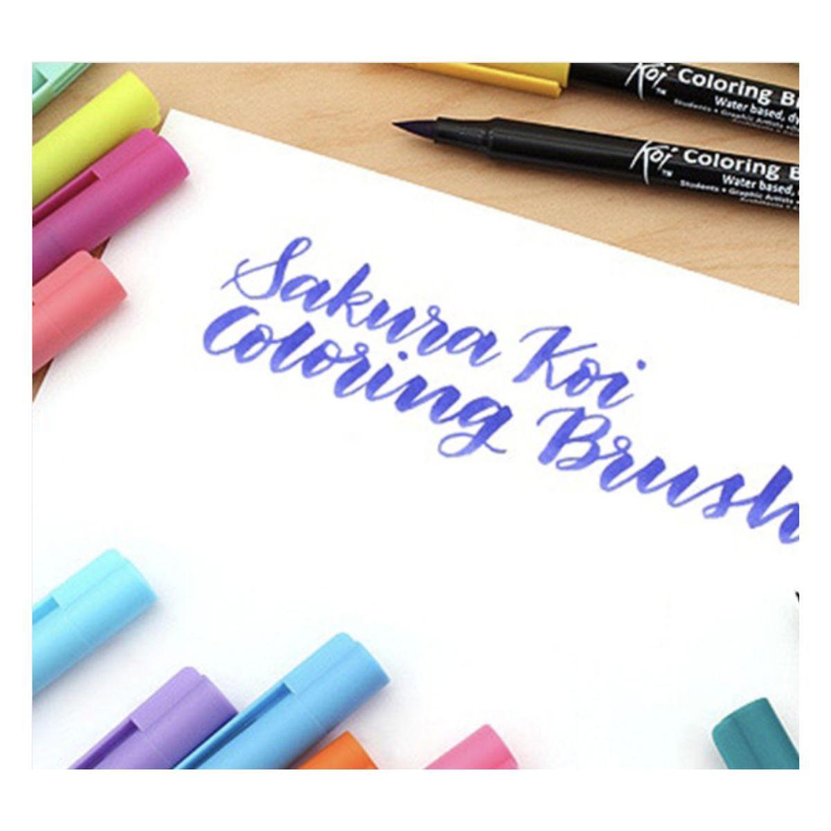 Set 48 Marcadores Acuarelables Koi para Lettering-3