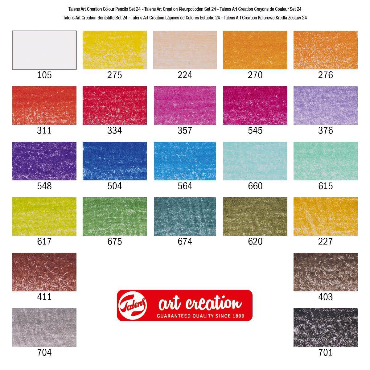 Set 24 Lápices de Colores Art Creation-3