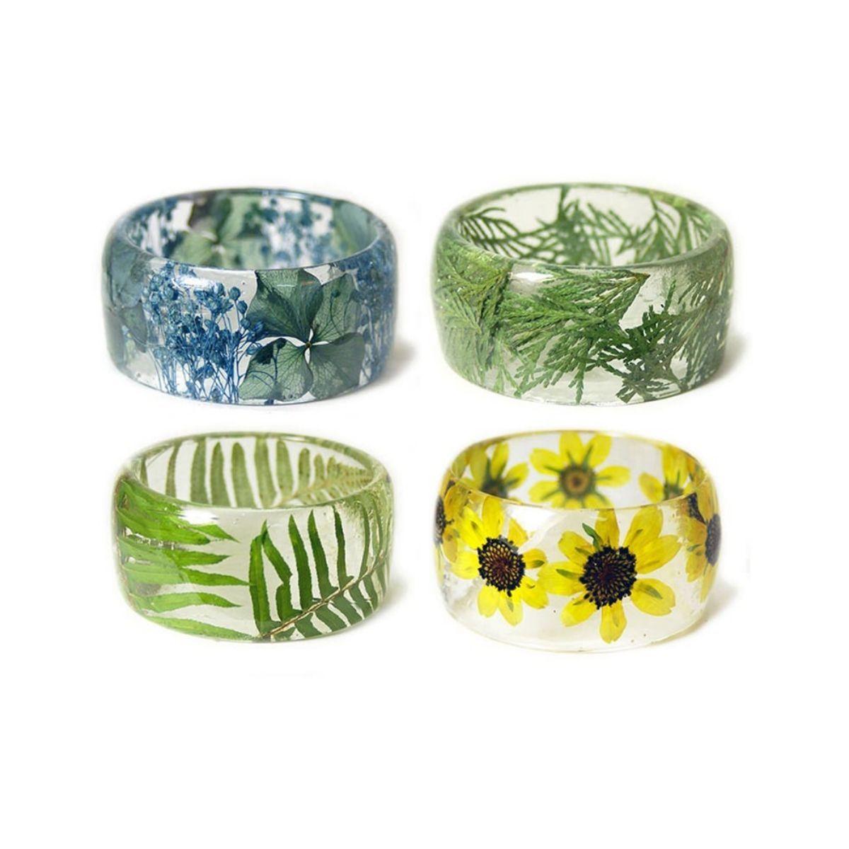 Kit Resina Epóxica Cristal Joyas Manualidades Resinart 300gr-3