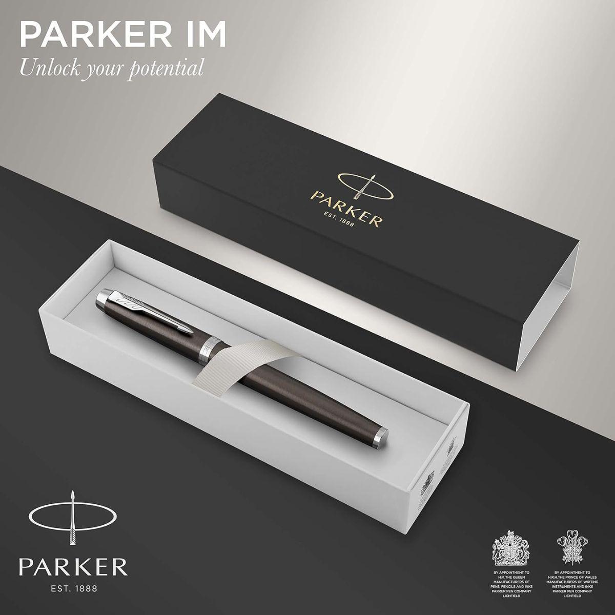 Boligrafo Roller Ball Parker Im Negro Lacado-3