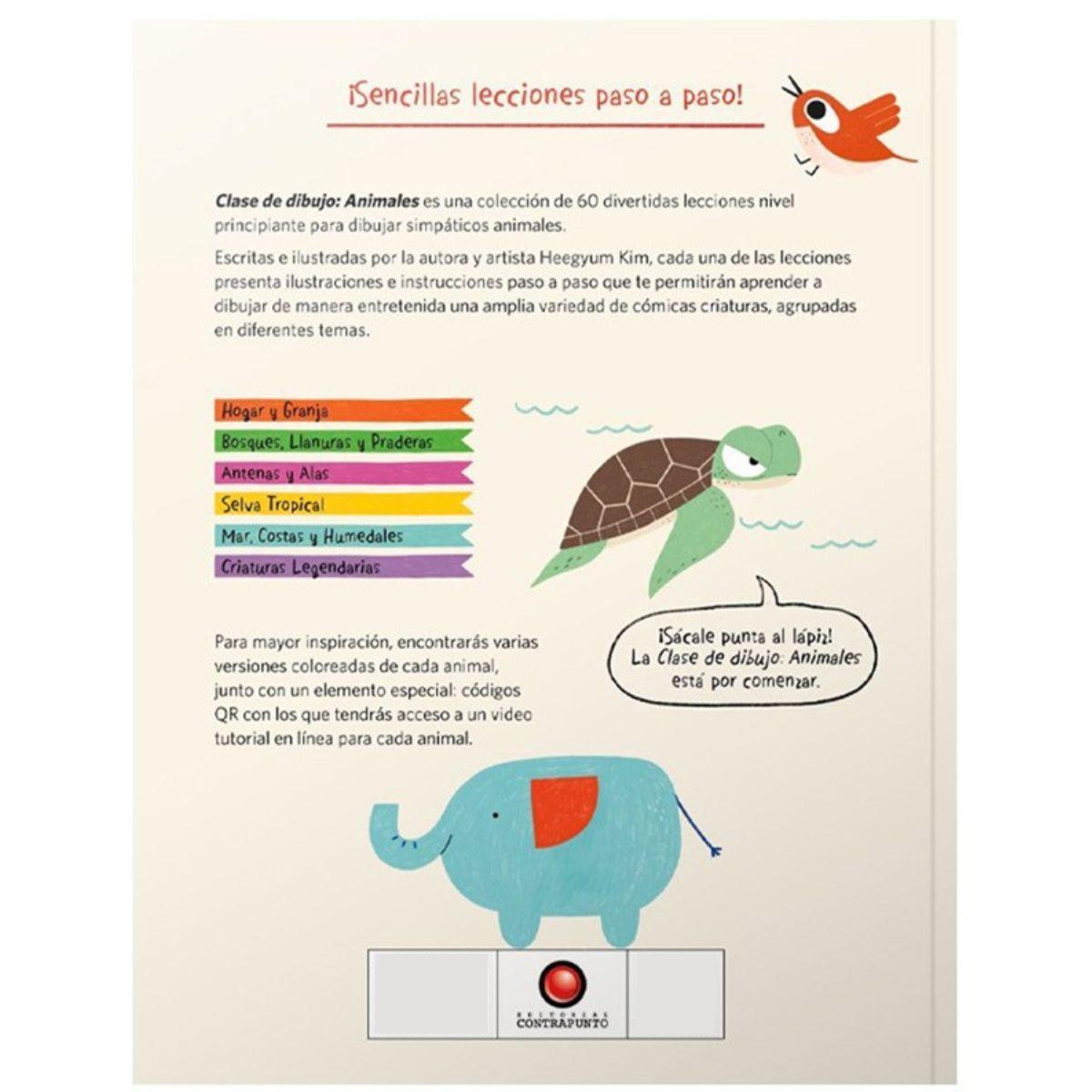Libro Clase de Dibujo Animales Heegyum Kim-4