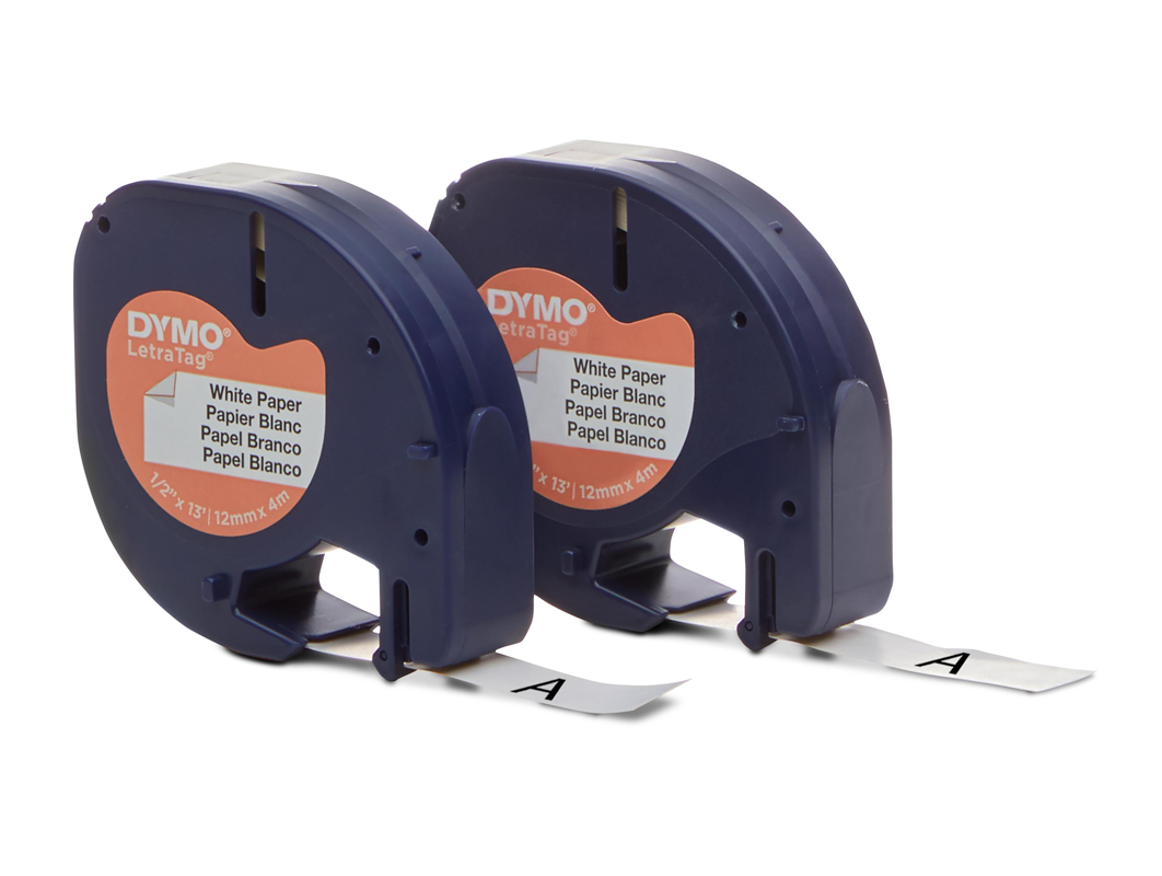 Etiqueta Papel Dymo 12mmx4m Blister X2-0