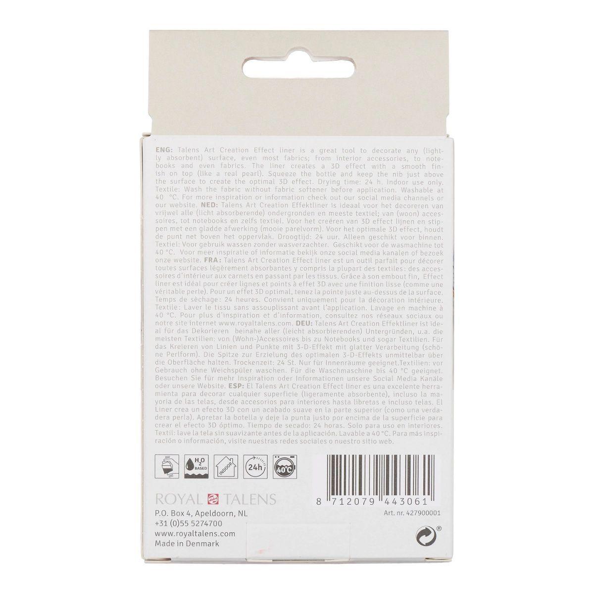 Pack 4 Delineador de Relieve Art Creation Metálicos 28ml-2